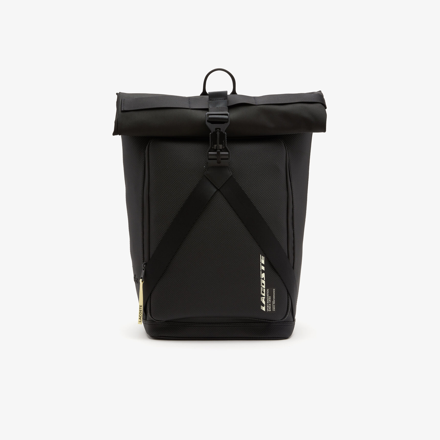 men s lacoste chantaco contrast inscription backpack