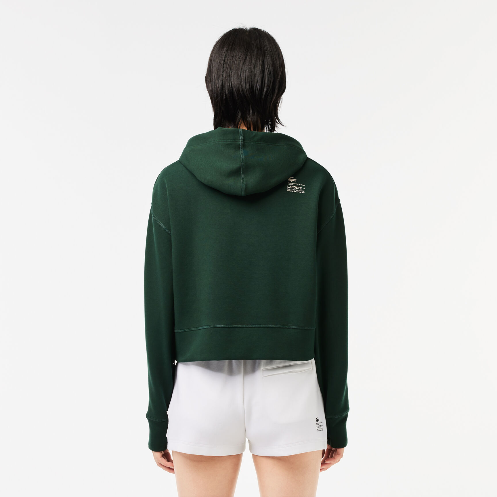Short Cut Cotton Hoodie