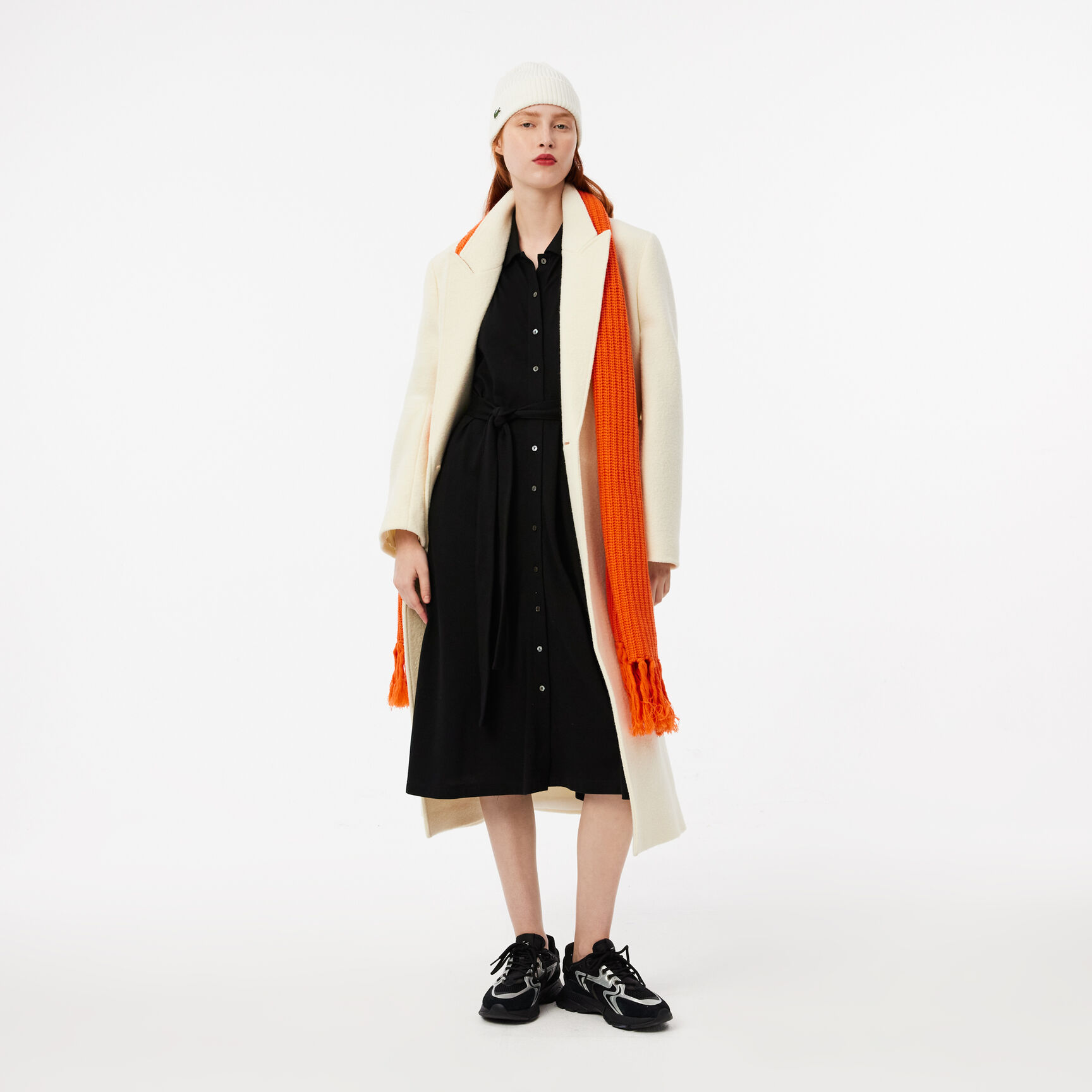 3/4 Sleeve Cotton Pique Polo Dress