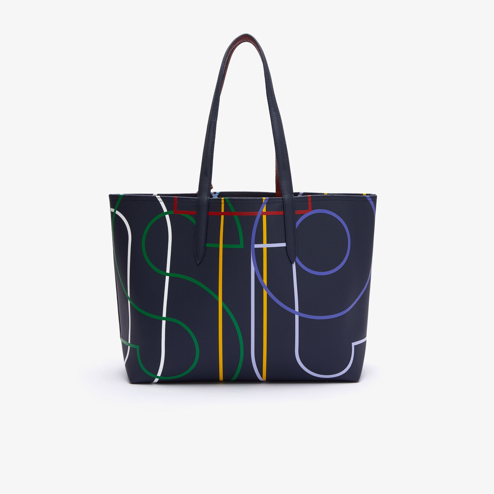 Women's Anna Zip Pouch Print Canvas Large Shopper Bag