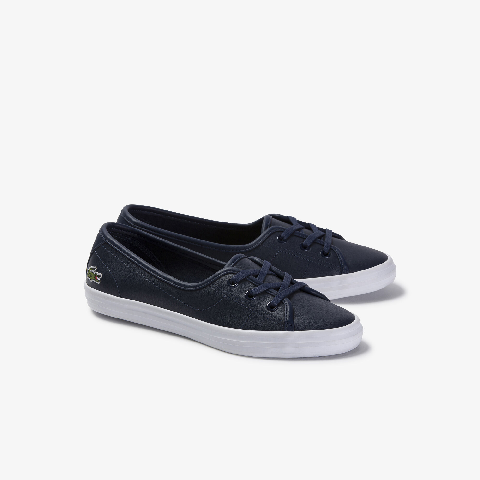 Buy Women s Ziane Chunky Leather Trainers Lacoste EG