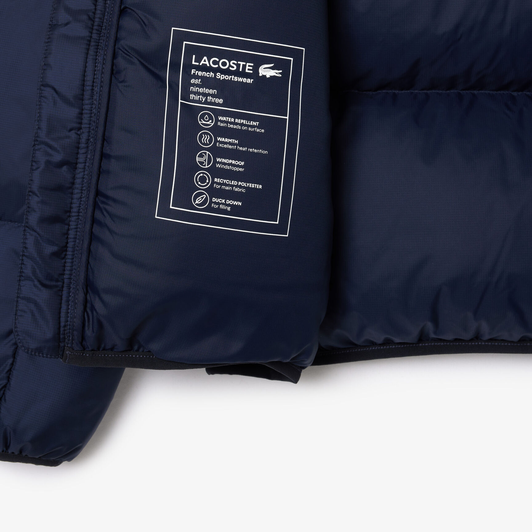 Short Water-Repellent Hooded Puffed Jacket Short Water-Repellent Hooded Puffed Jacket