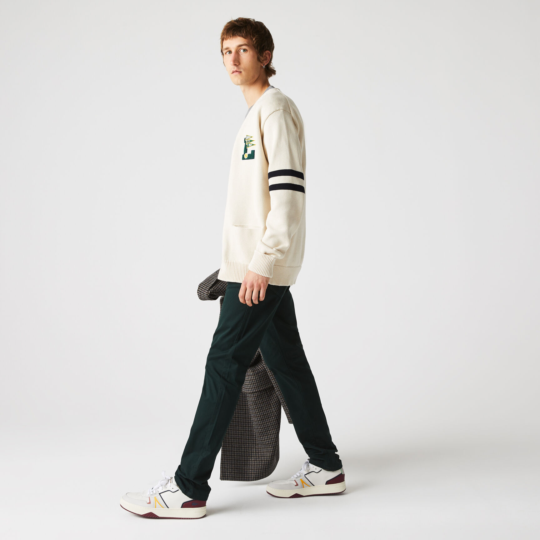 بنطال من القطن المرن بقصة ضيقة 5 جيوب للرجال بنطال من القطن المرن بقصة ضيقة 5 جيوب للرجال