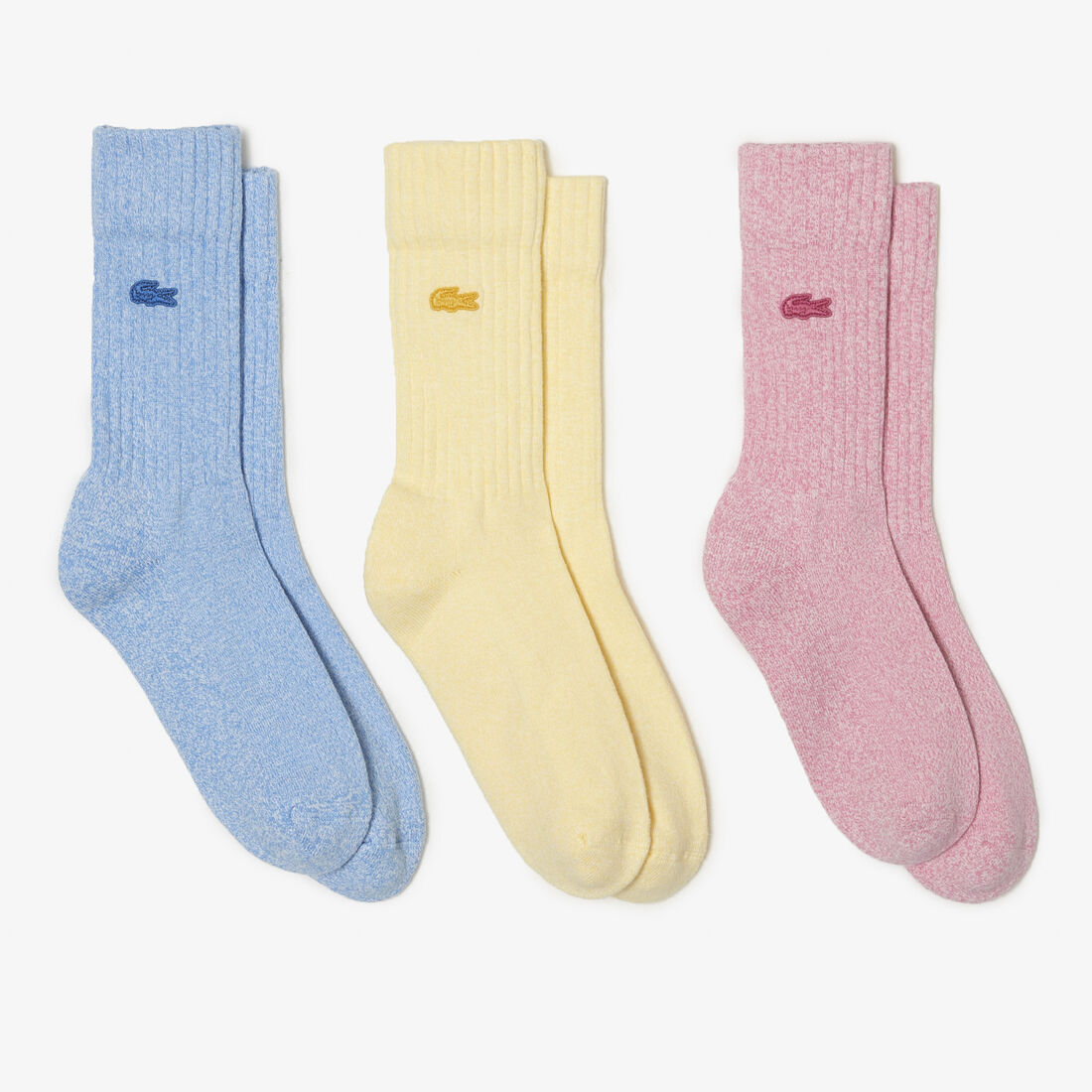 Unisex 3-pack Lacoste Organic Cotton Socks