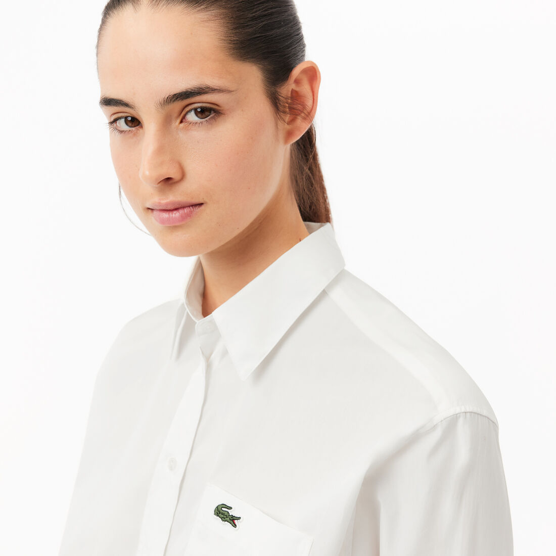 Oversized Fit Cotton Poplin Shirt Oversized Fit Cotton Poplin Shirt