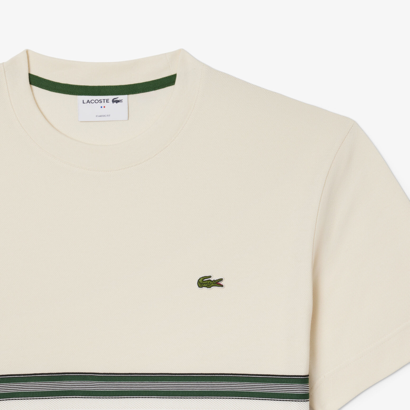 French Made Striped Band T-shirt