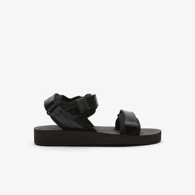 Women's Suruga Leather And Textile Sandals