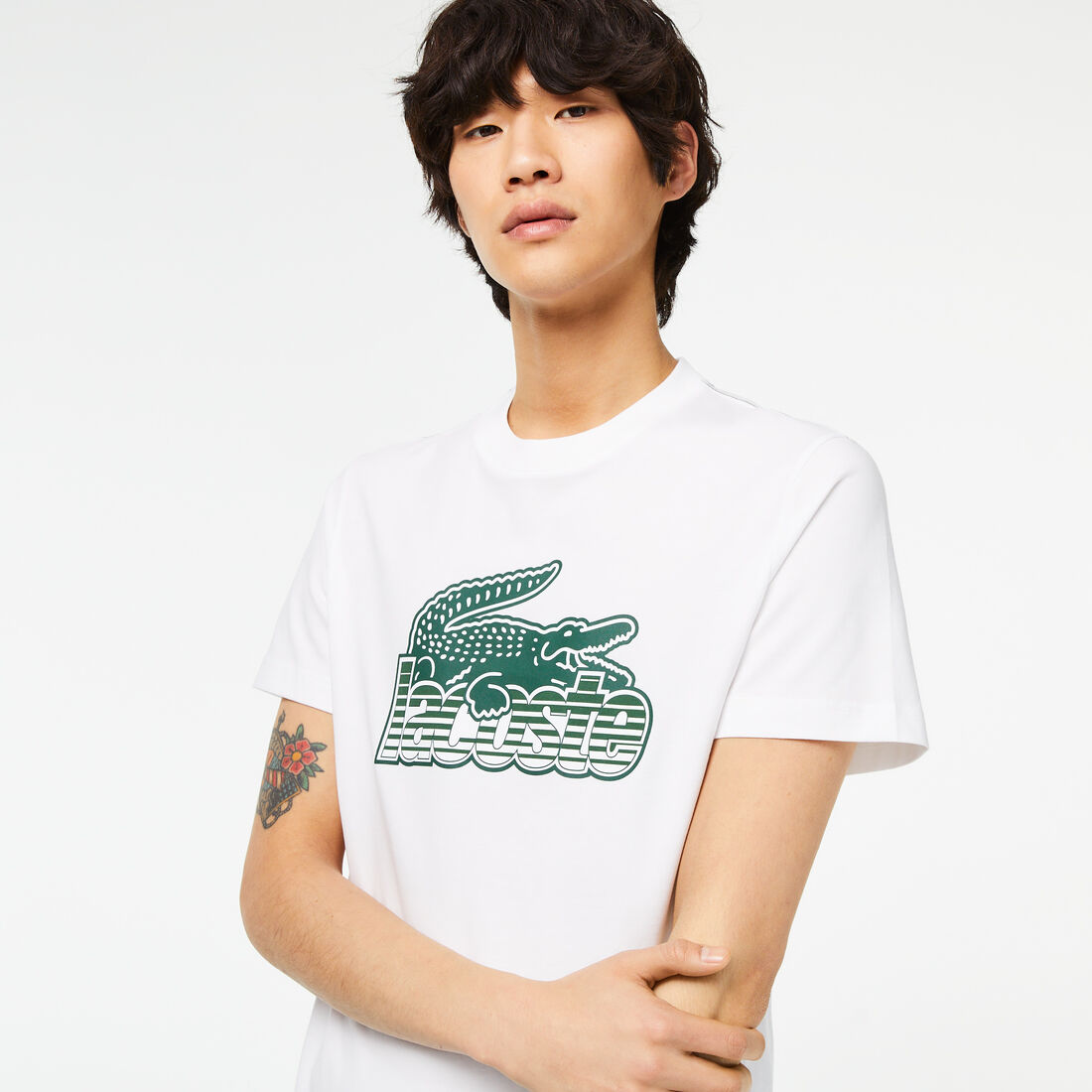 Men's Lacoste Cotton Jersey Print T-shirt Men's Lacoste Cotton Jersey Print T-shirt