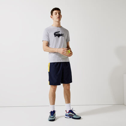 Men's Lacoste Sport 3d Print Crocodile Breathable Jersey T-shirt