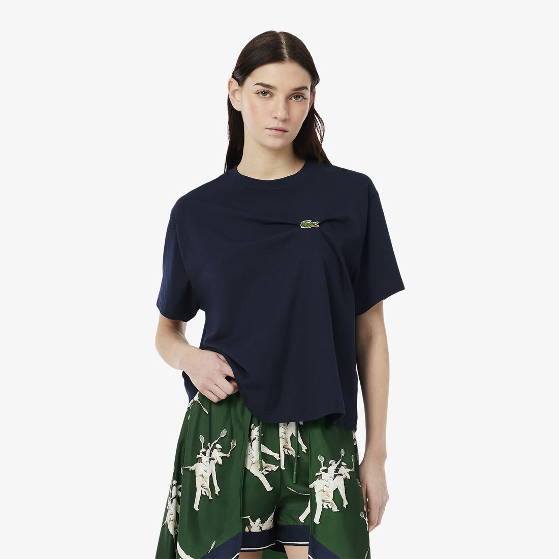 Oversized Draped Jersey T-shirt