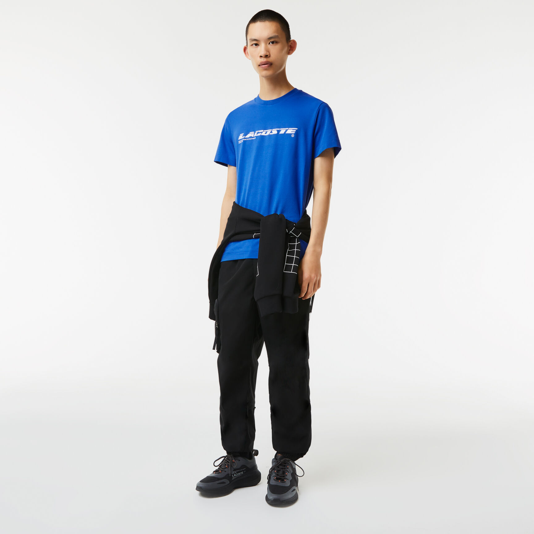 Men's Regular Fit Branded Piqu&eacute; T-shirt