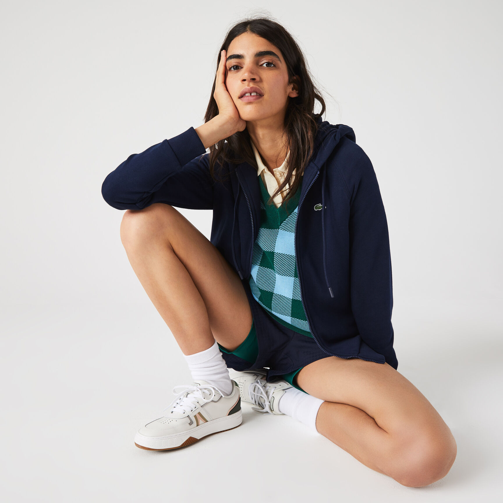 Women's Cotton Blend Fleece Zip Hoodie