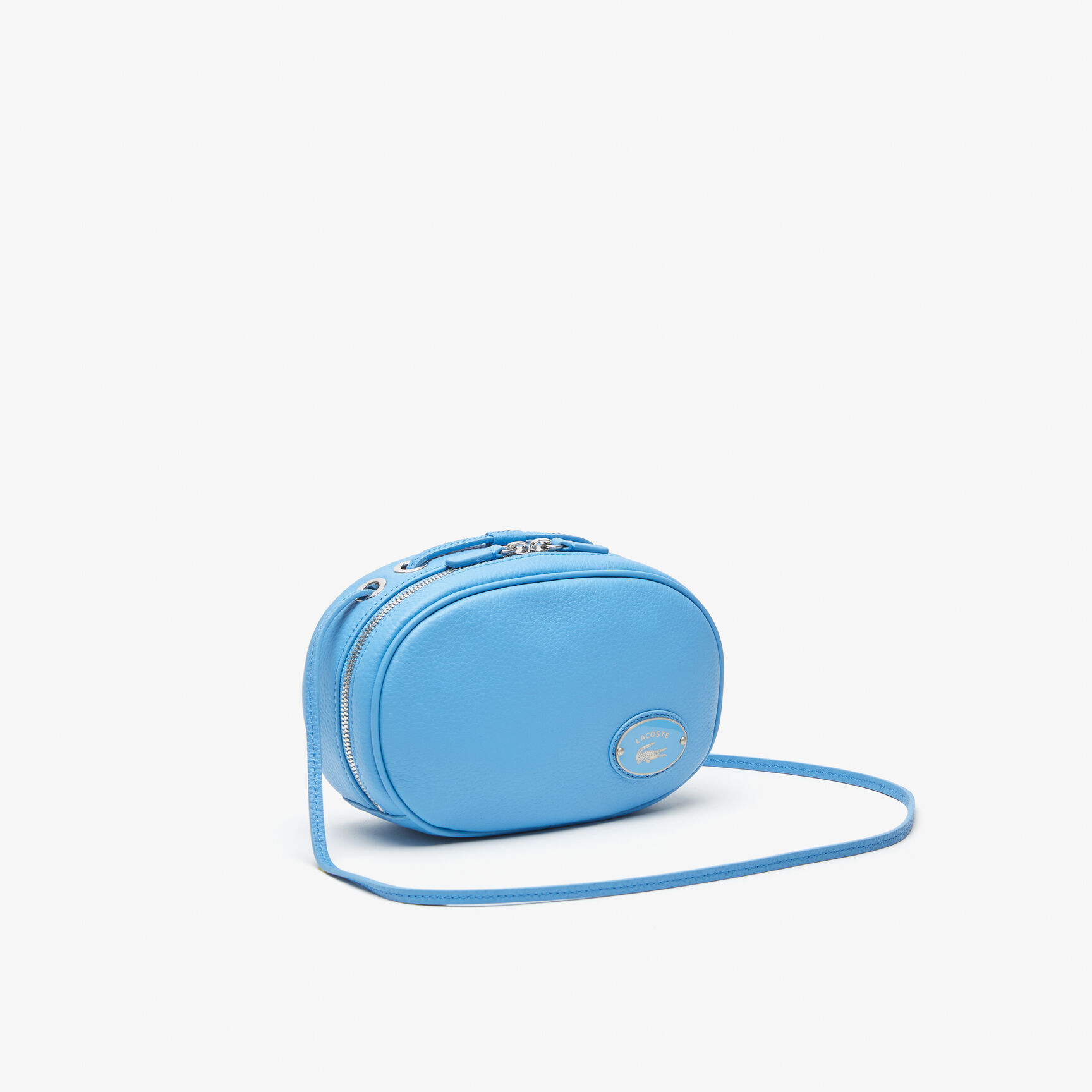 Women's Lacoste Small Oval Grained Leather Camera Bag Women's Lacoste Small Oval Grained Leather Camera Bag