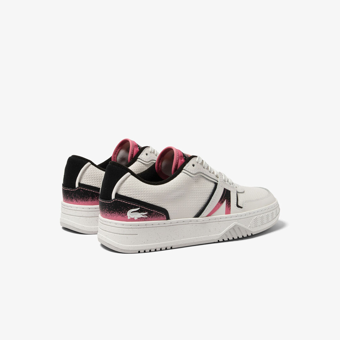 Women's Lacoste L001 Leather Heel Pop Trainers Women's Lacoste L001 Leather Heel Pop Trainers