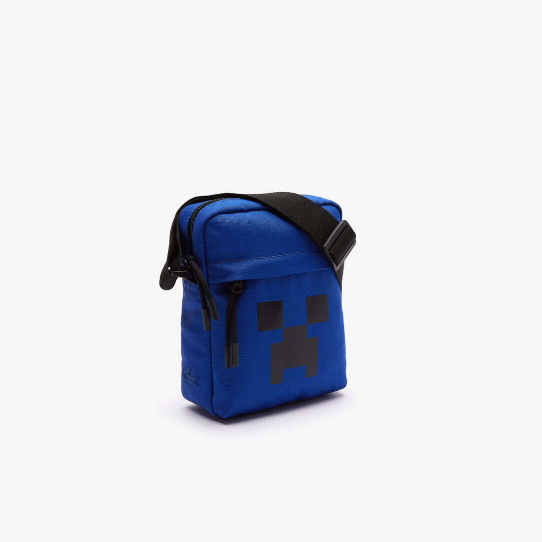 Men's Lacoste x Minecraft Print Canvas Vertical Crossover Bag Men's Lacoste x Minecraft Print Canvas Vertical Crossover Bag