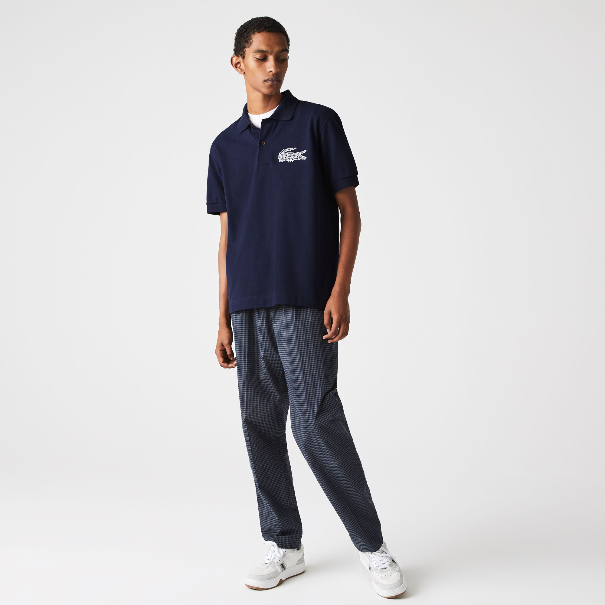 Men's Lacoste Made in France Classic Fit Organic Cotton Polo Shirt
