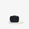 Women's Croco Crew Quilted Leather Zippered Shoulder Bag lacoste women s croco crew quilted leather zippered shoulder bag
