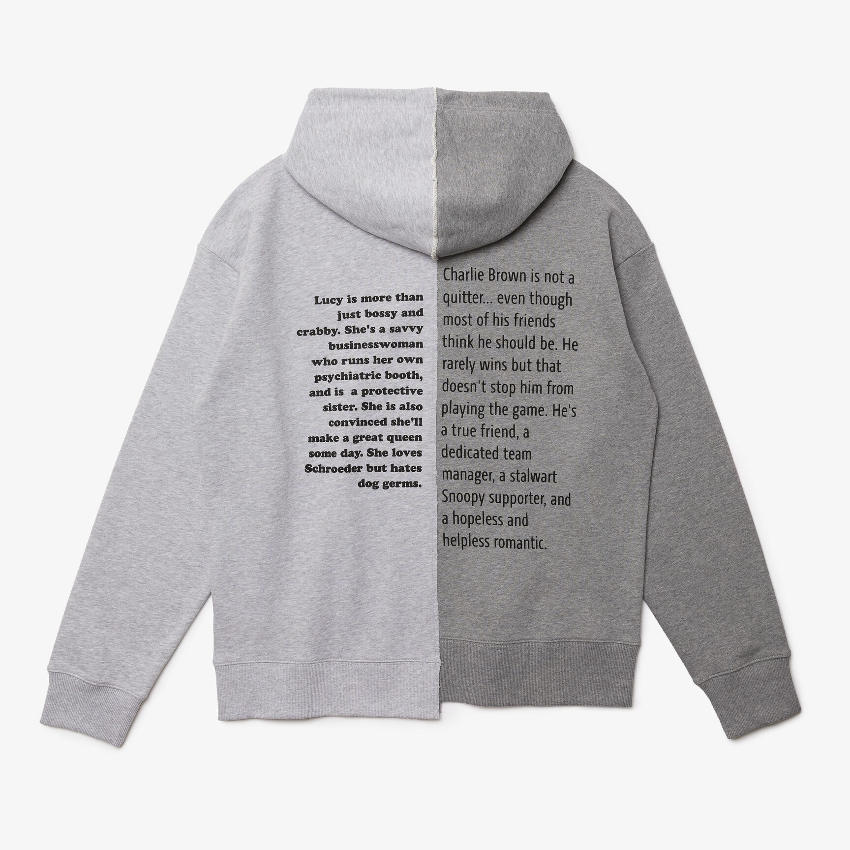 Unisex Lacoste L!VE x Peanuts Loose Fit Hooded Sweatshirt