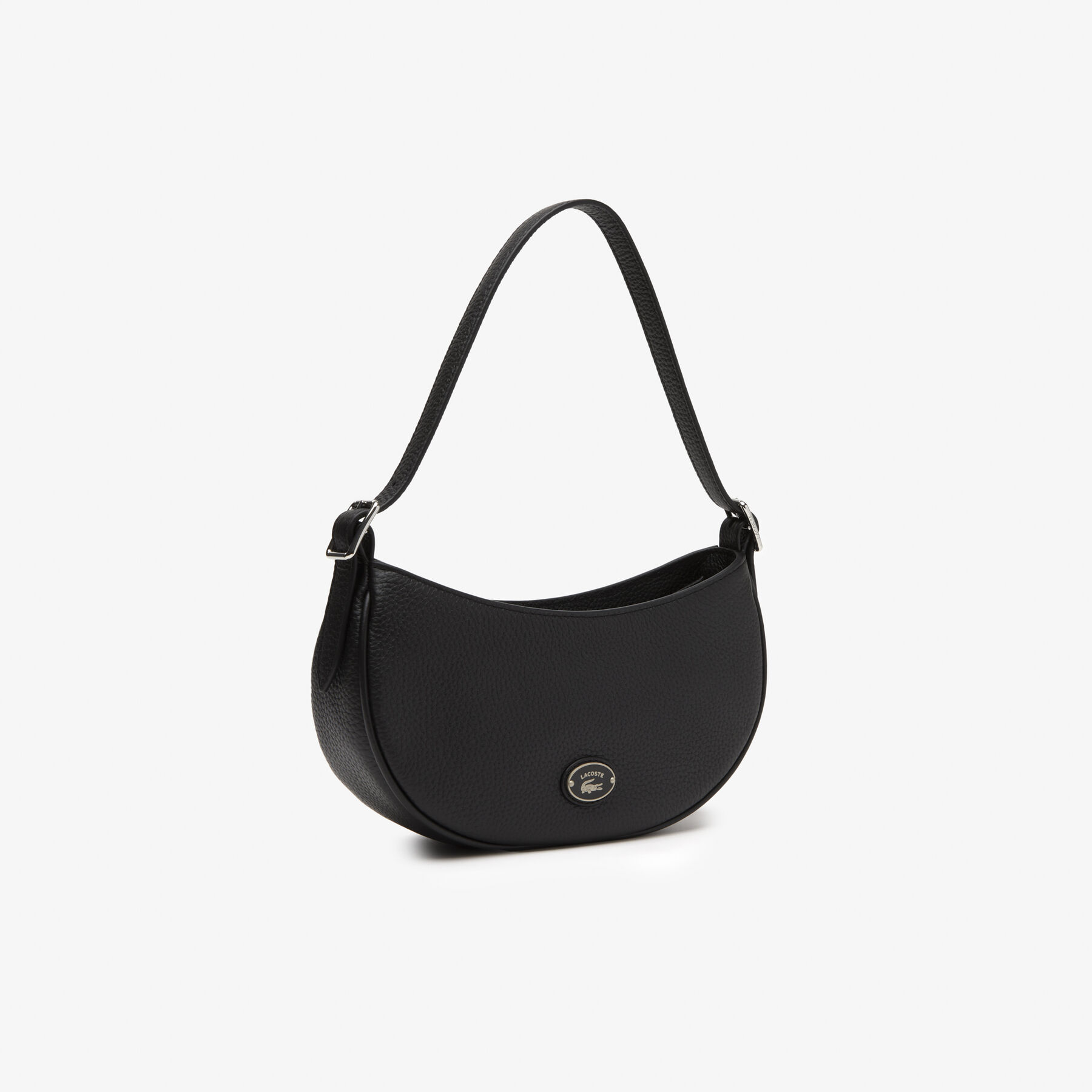 Women's Lacoste Top Grain Leather Halfmoon Bag Women's Lacoste Top Grain Leather Halfmoon Bag