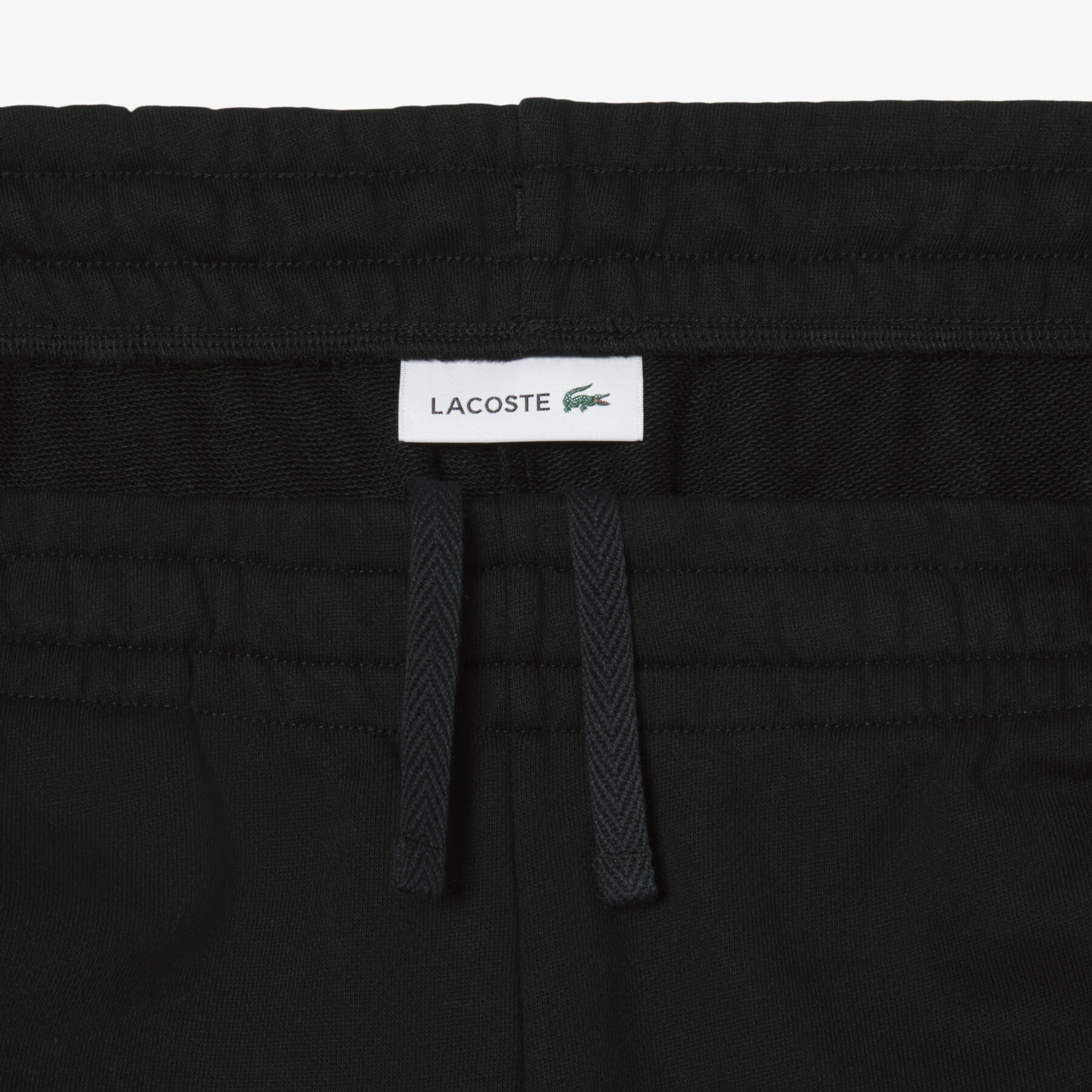 lacoste straight fit logo sweatpants