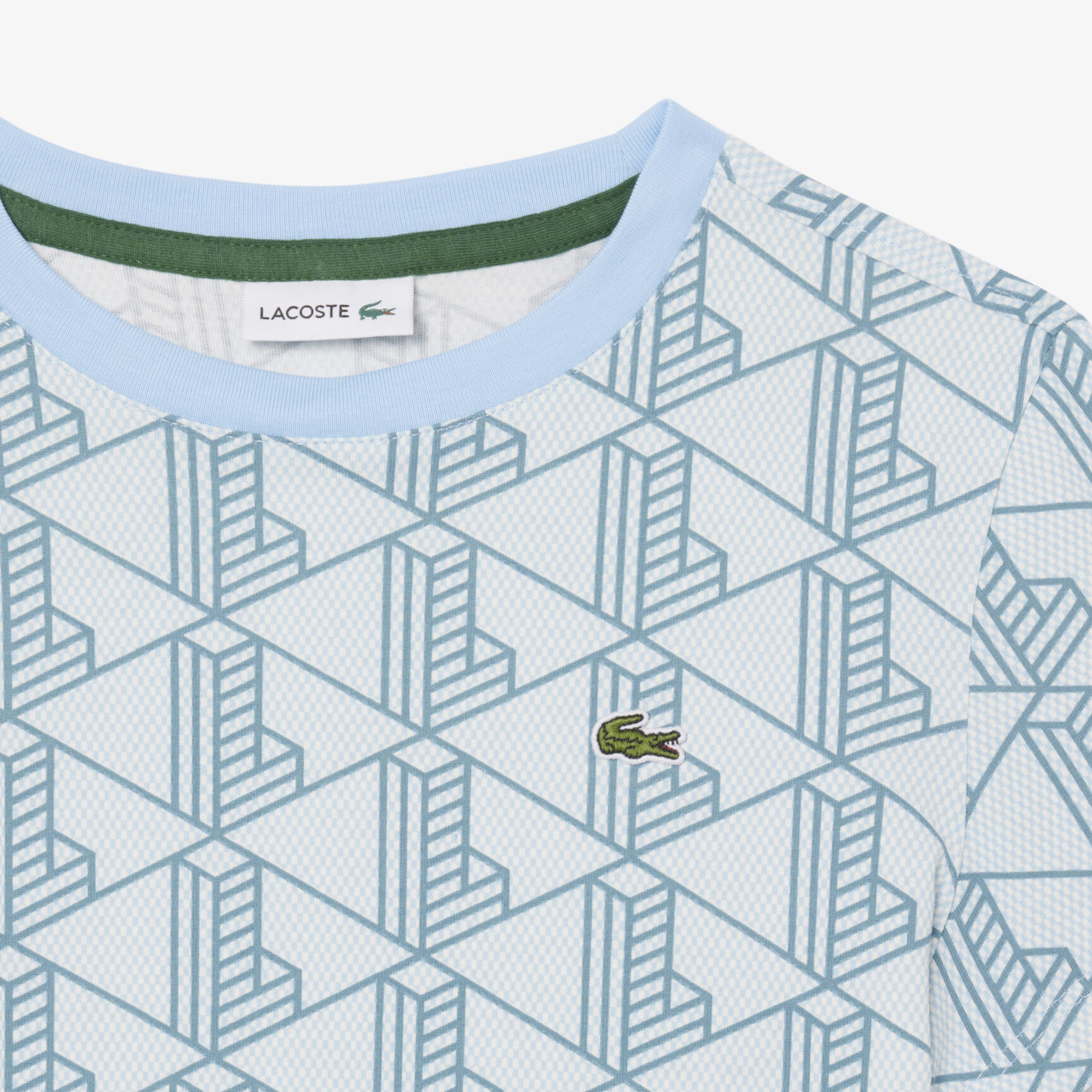 Monogram Print Cotton T-shirt