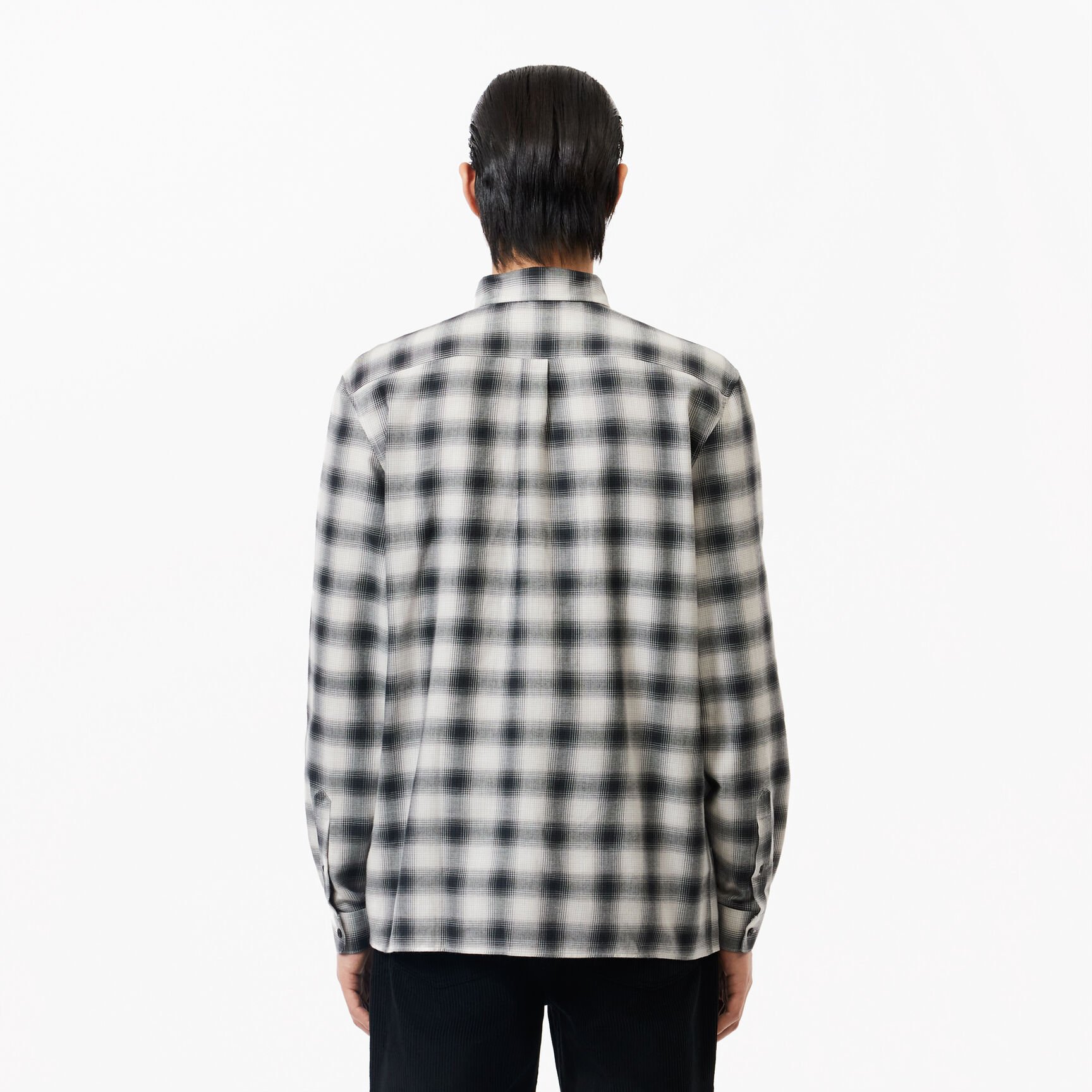 Cotton/Wool Blend Checked Flannel Shirt Cotton/Wool Blend Checked Flannel Shirt