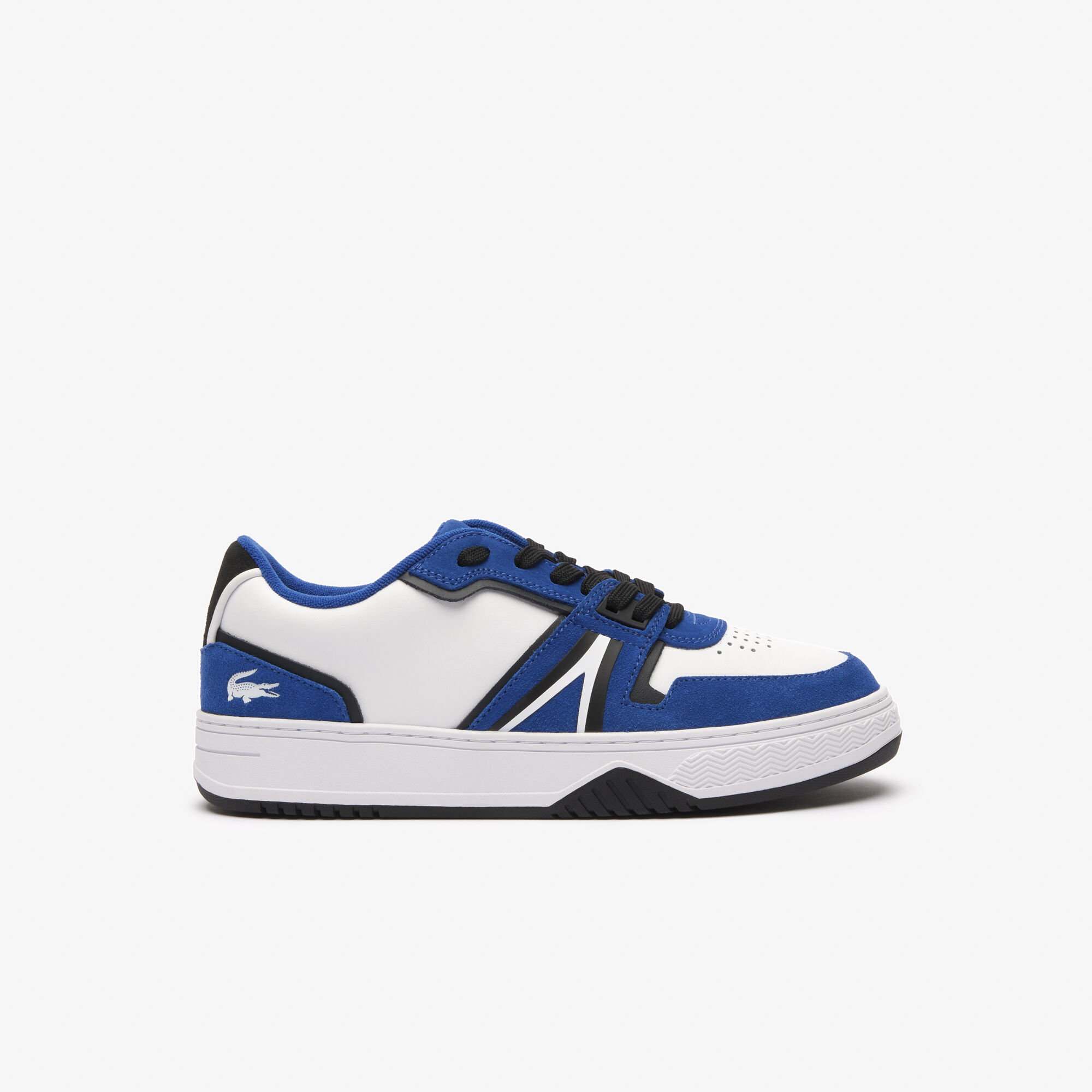 Buy Men s L001 Coated Leather Trainers Lacoste EG