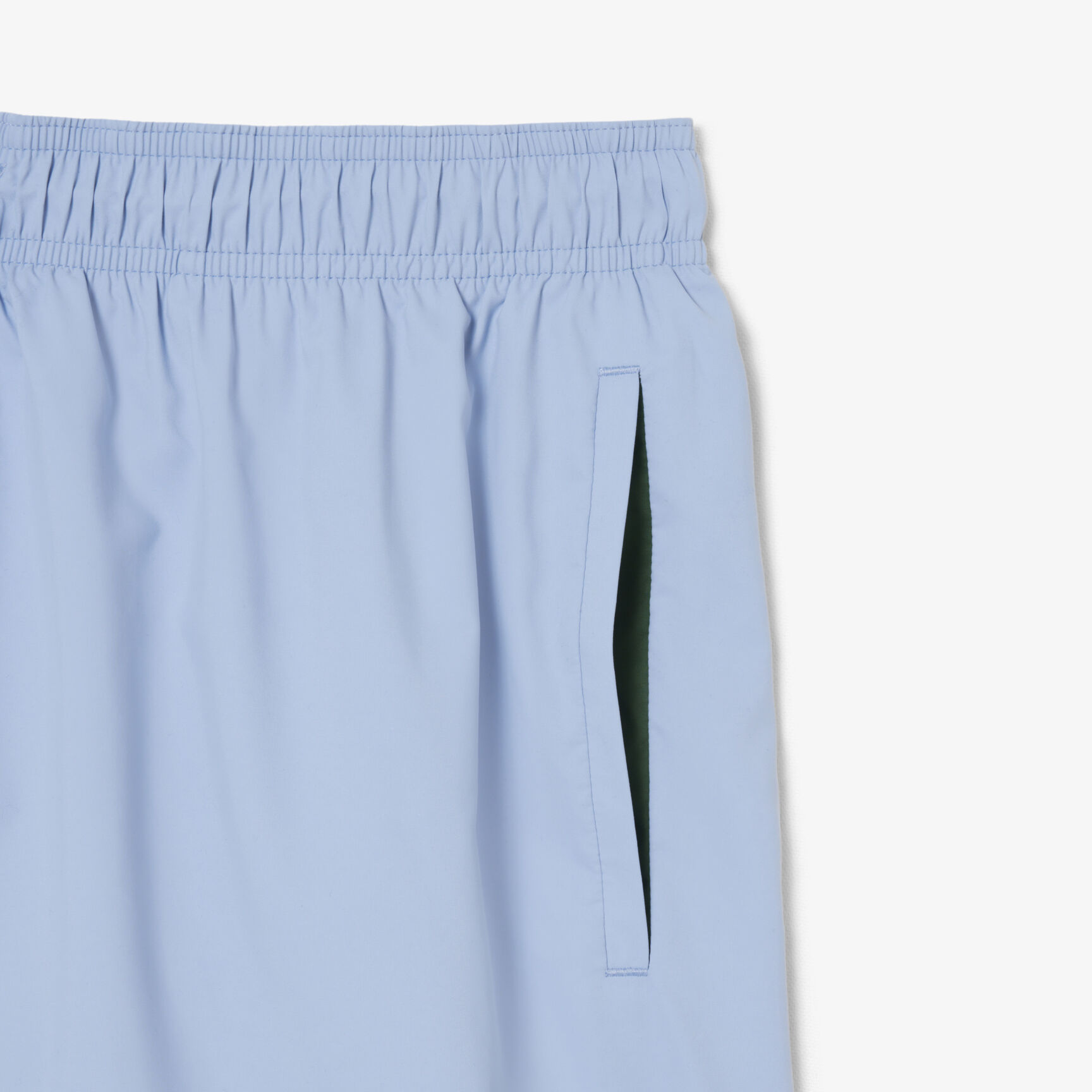 Mid Length Monochrome Swim Trunks