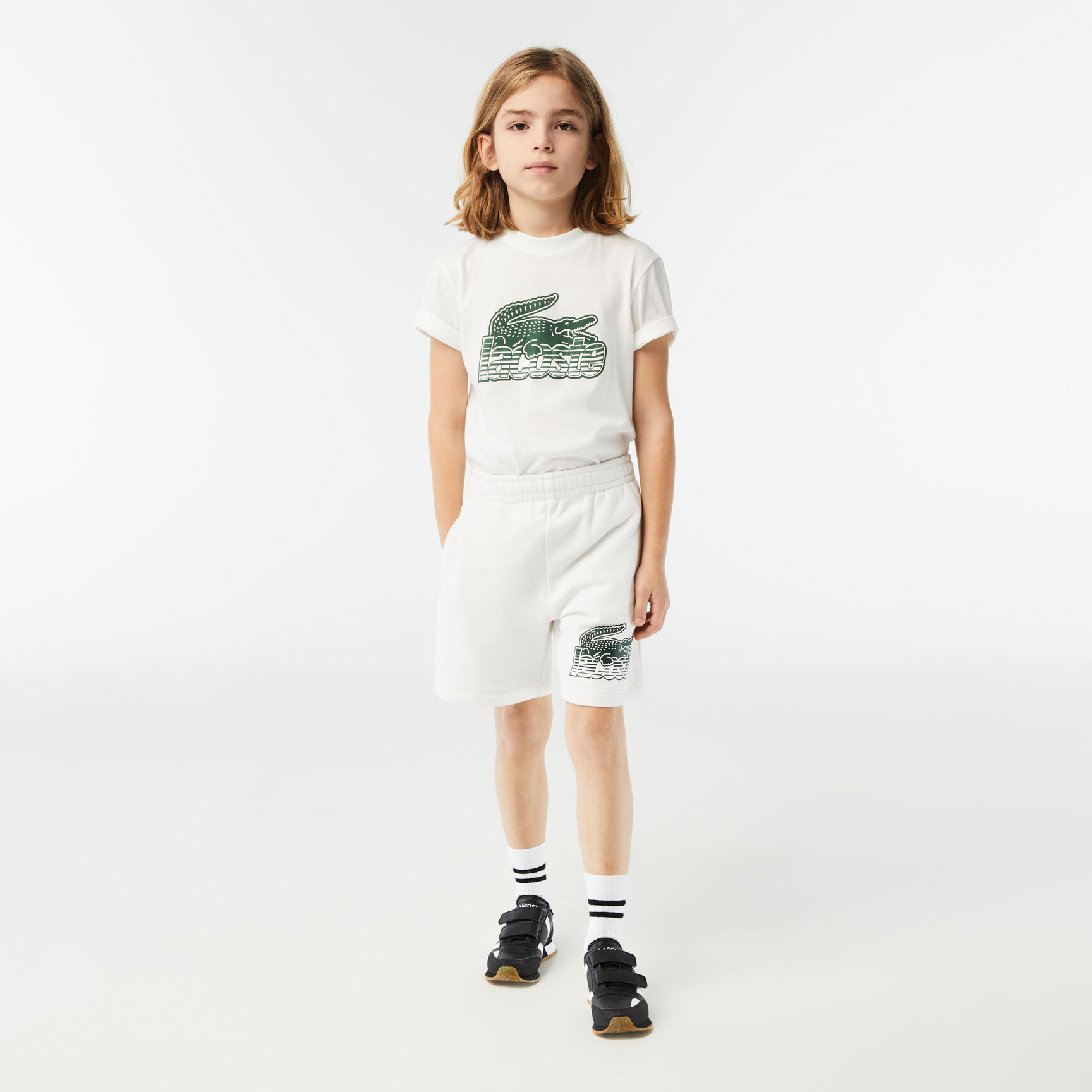 Kids' Contrast Print Organic Cotton T-shirt Kids' Contrast Print Organic Cotton T-shirt