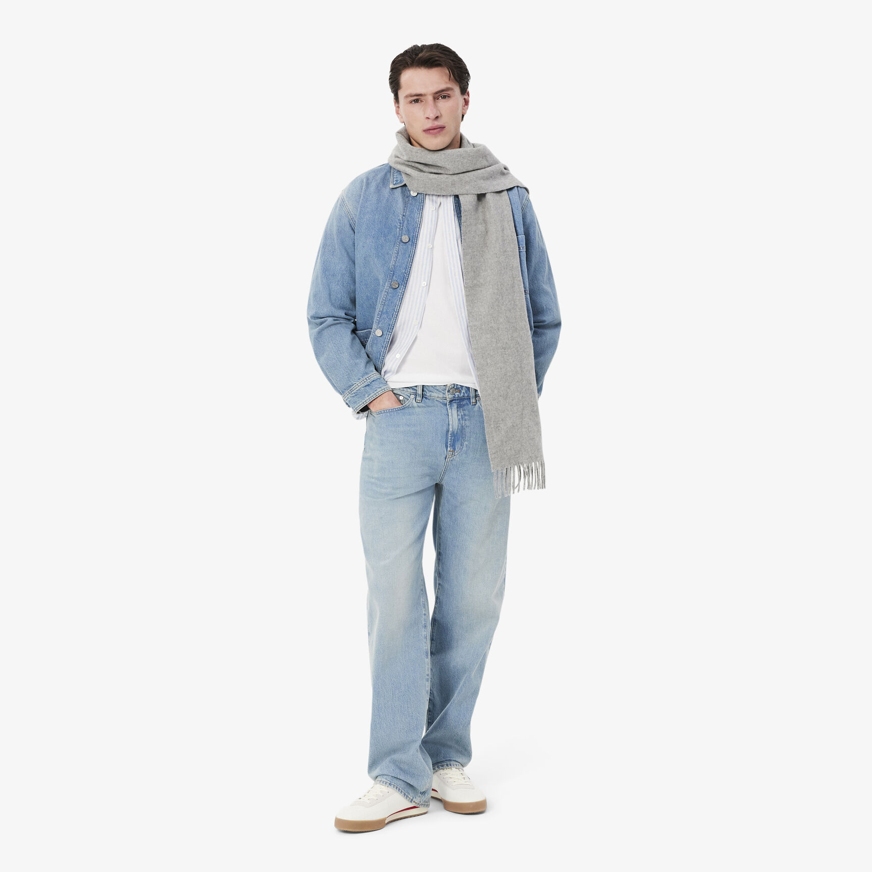 Regular Fit Striped Linen Shirt