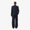 lacoste straight fit felted wool pants