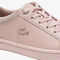 lacoste women s straightset leather and synthetic sneakers
