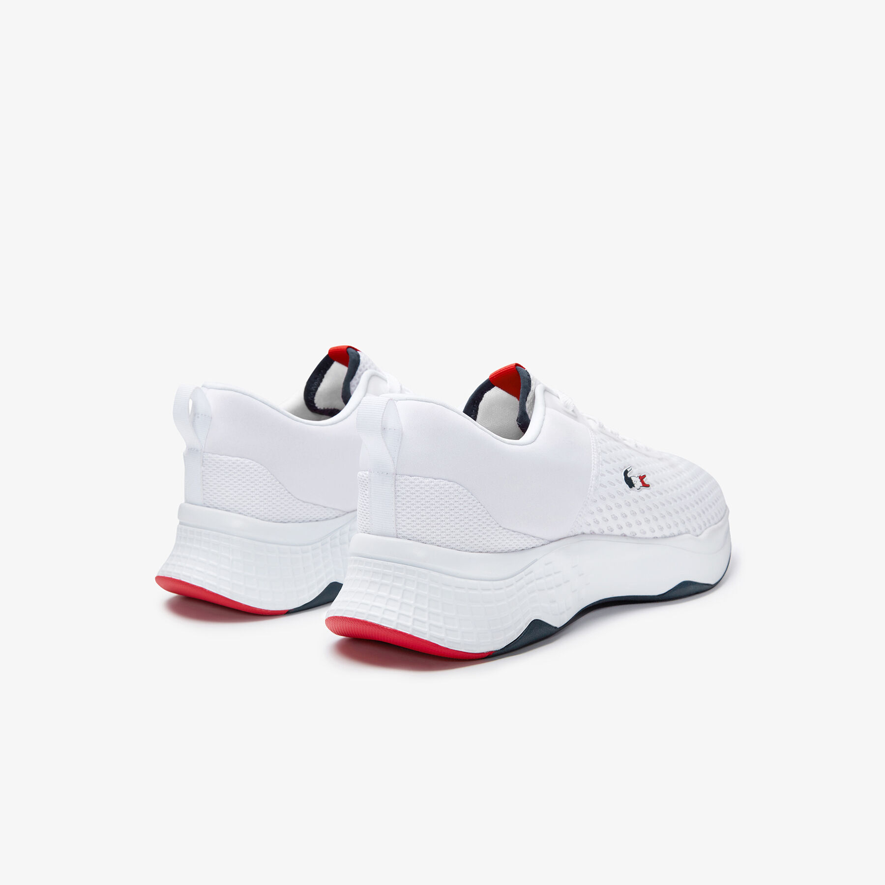 Men's Court-Drive Textured Textile Trainers lacoste men s court drive textured textile trainers