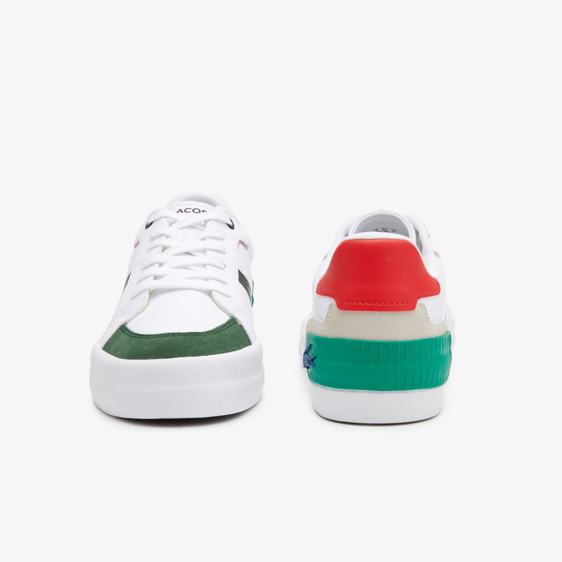 Men's Lacoste L004 Textile Color-Pop Sneakers Men's Lacoste L004 Textile Color-Pop Sneakers