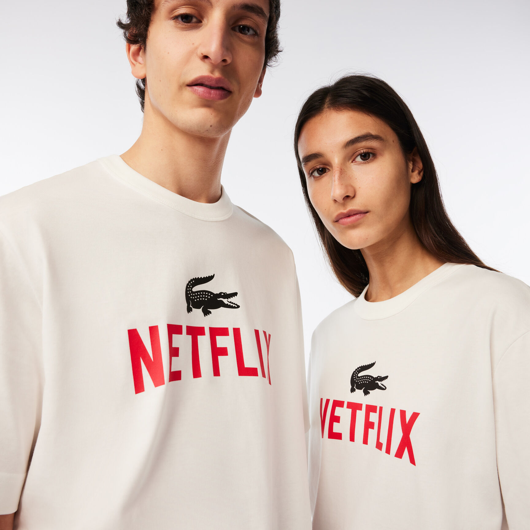 Unisex Lacoste x Netflix Loose Fit Organic Cotton T-shirt Unisex Lacoste x Netflix Loose Fit Organic Cotton T-shirt
