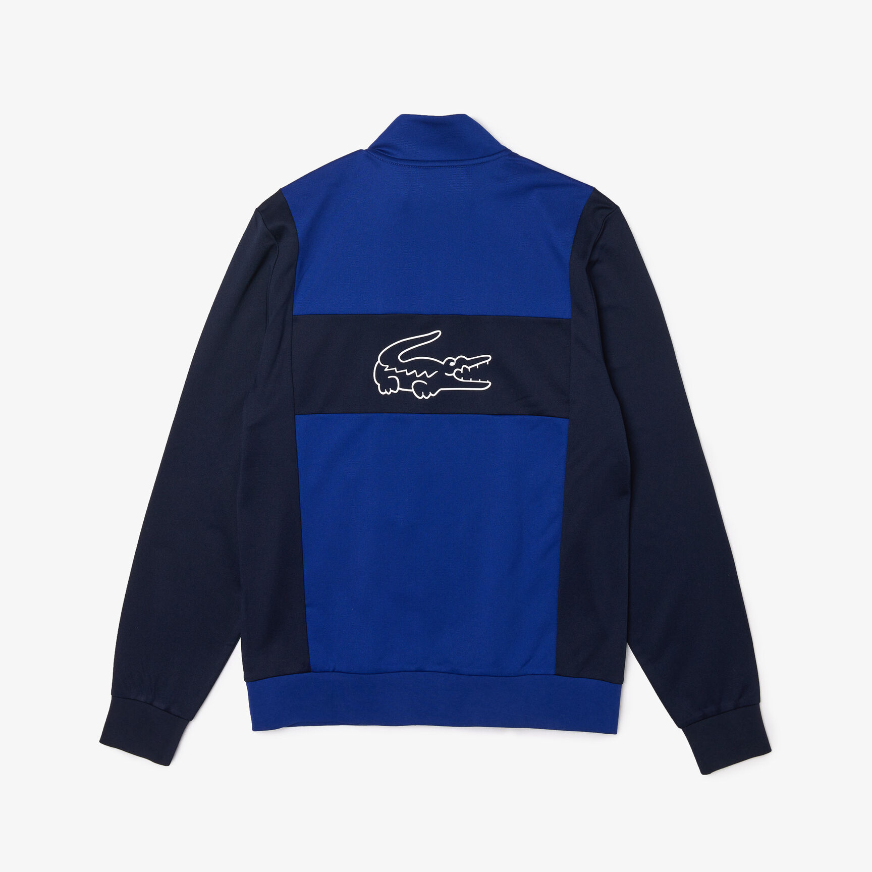 Men’s Lacoste SPORT Resistant Bicolor Piqué Zip Sweatshirt Men’s Lacoste SPORT Resistant Bicolor Piqué Zip Sweatshirt