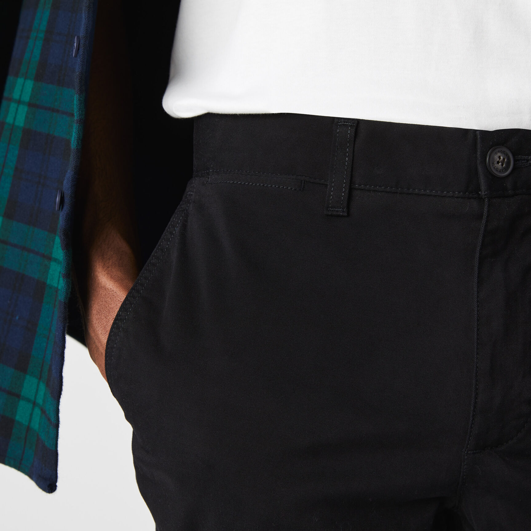 بنطال التشينو من الجبردين المرن بقصة ضيقة للرجال