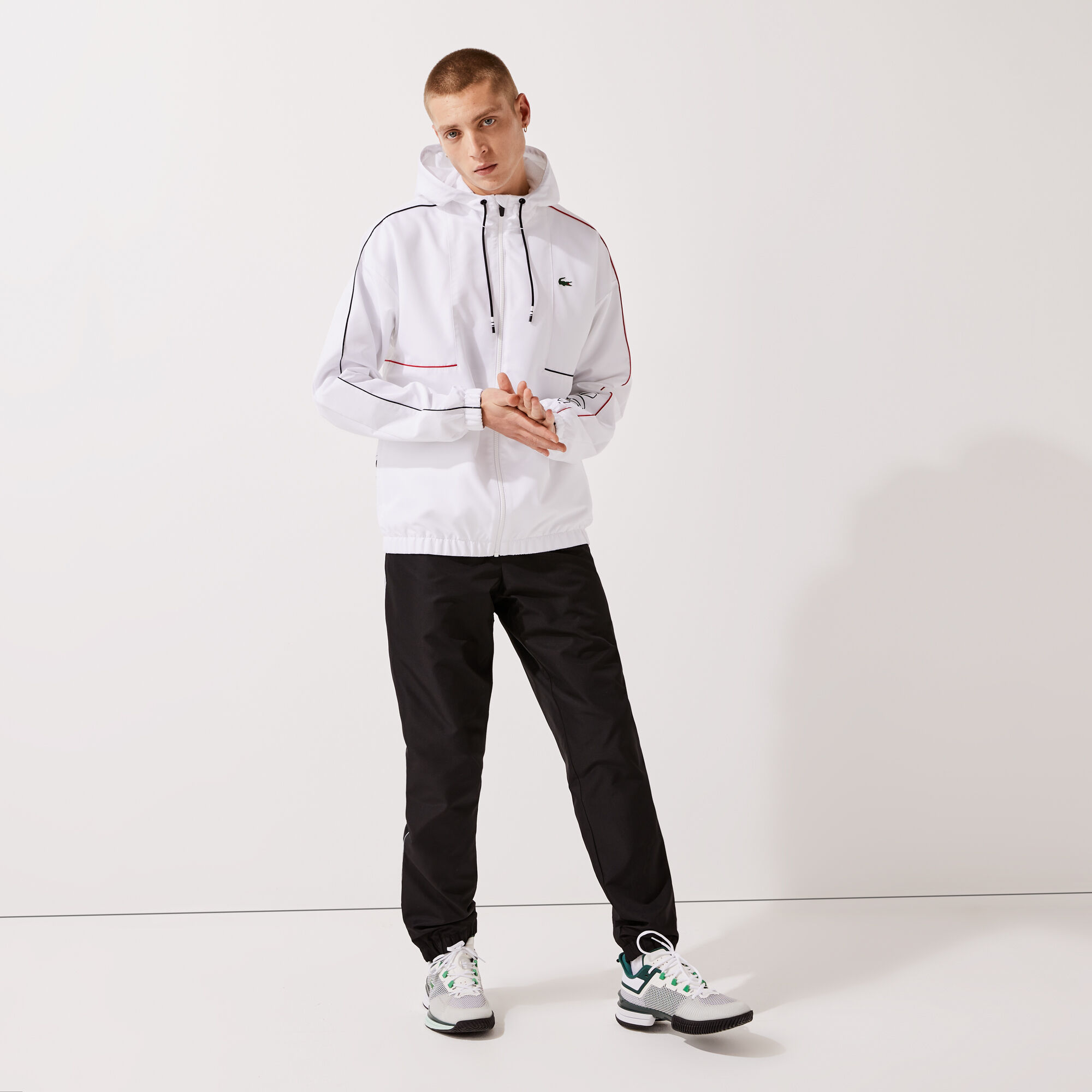 Lacoste tracksuit white clearance