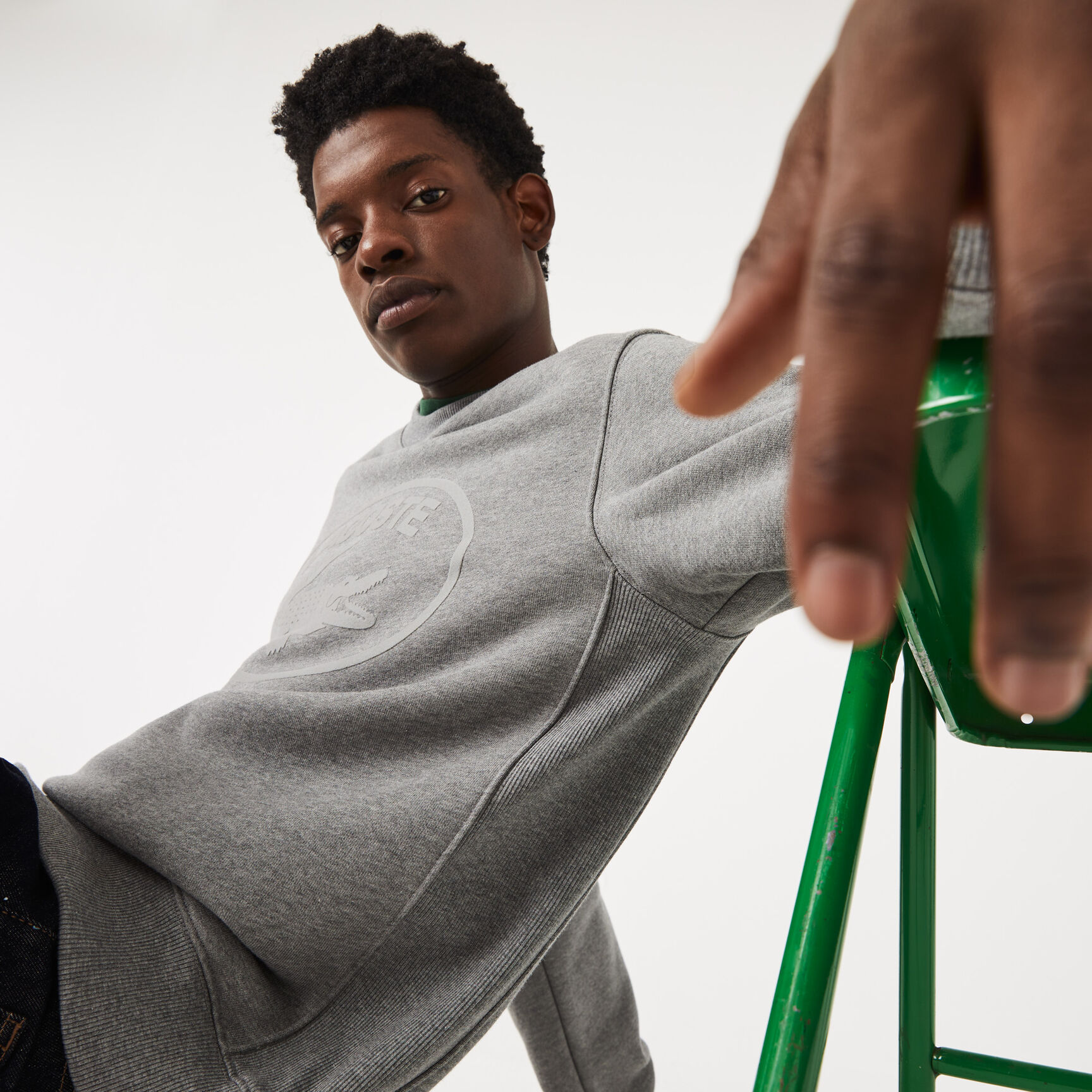 Men's Lacoste Relaxed Fit Organic Cotton Sweatshirt