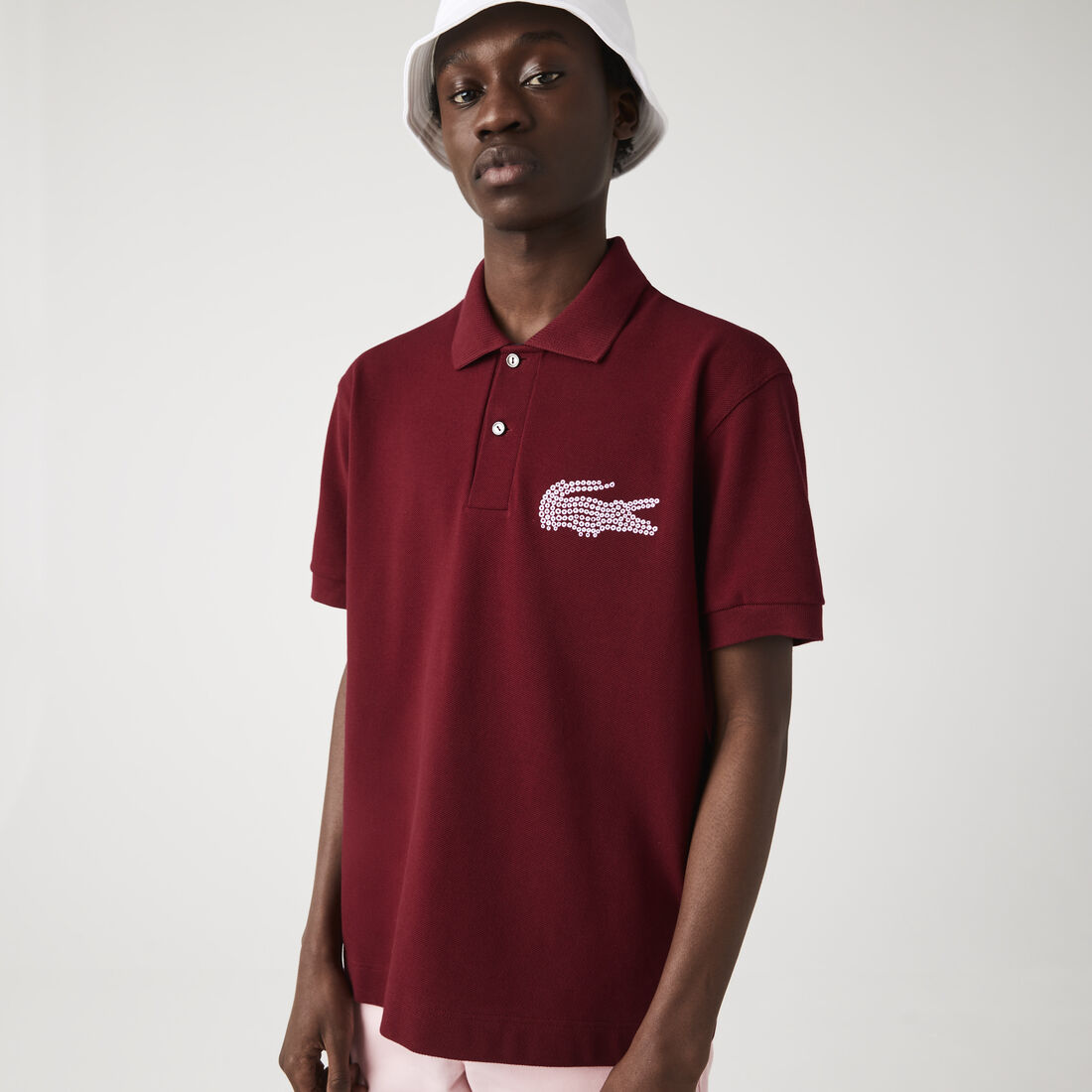 Men's Lacoste Made in France Classic Fit Organic Cotton Polo Shirt