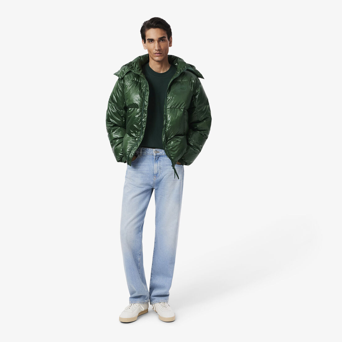 تي شيرت جيرسي ثقيل بطبعة تمساح تي شيرت جيرسي ثقيل بطبعة تمساح