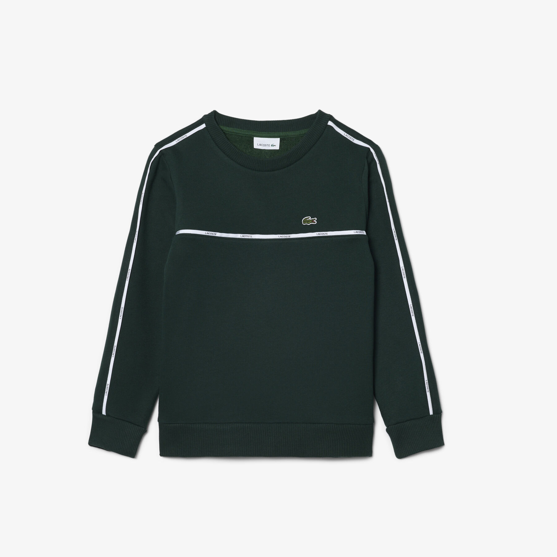 Logo Stripe Fleece Sweatshirt lacoste logo stripe fleece sweatshirt