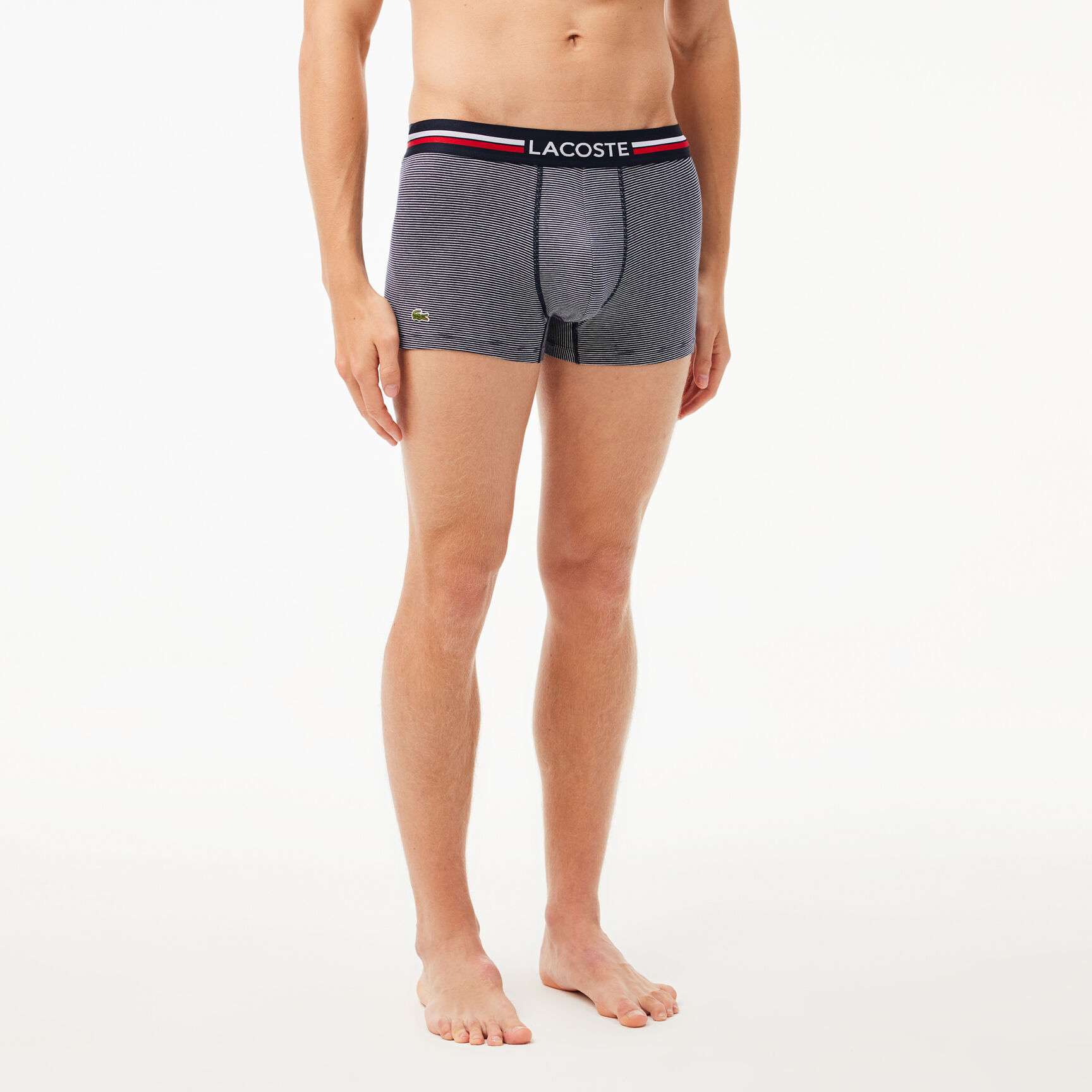 Pack Of 3 Iconic Trunks With Three-Tone Waistband Pack Of 3 Iconic Trunks With Three-Tone Waistband