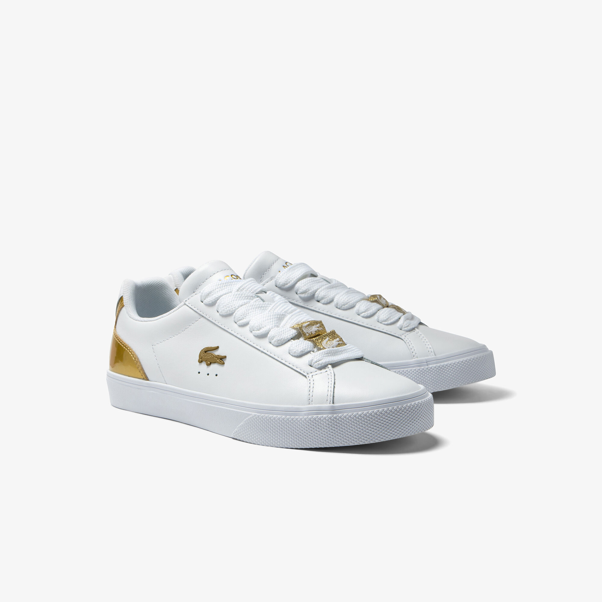 Buy Women s Lacoste Lerond Pro Leather Colour Block Trainers Lacoste EG