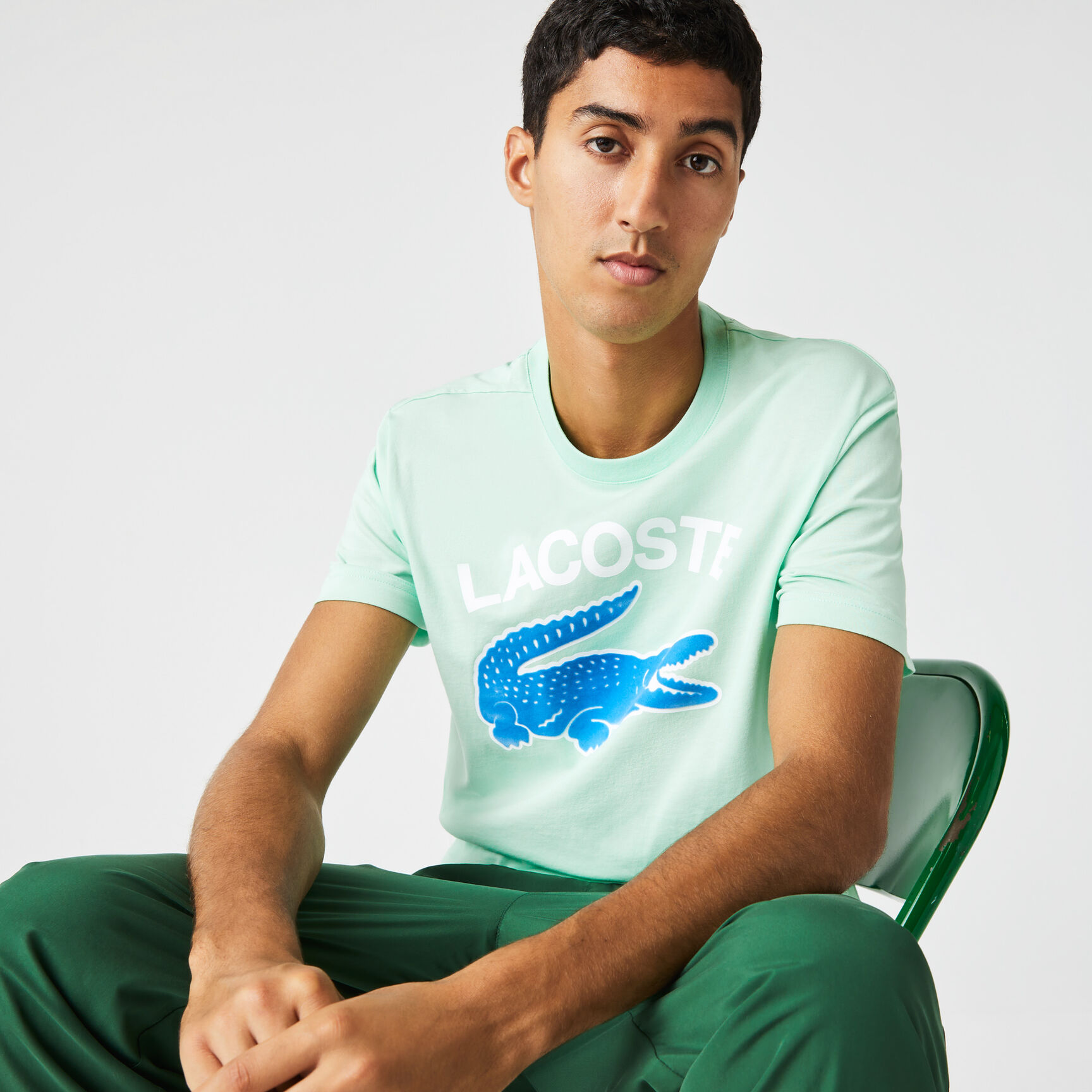 Men's Lacoste Regular Fit XL Crocodile Print T-shirt Men's Lacoste Regular Fit XL Crocodile Print T-shirt