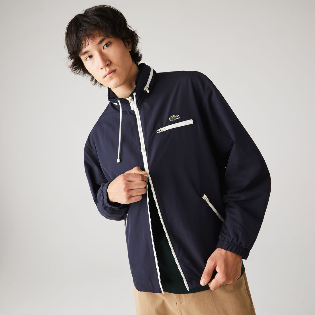 Men's Lightweight Water-Resistant Hooded Windbreaker Men's Lightweight Water-Resistant Hooded Windbreaker