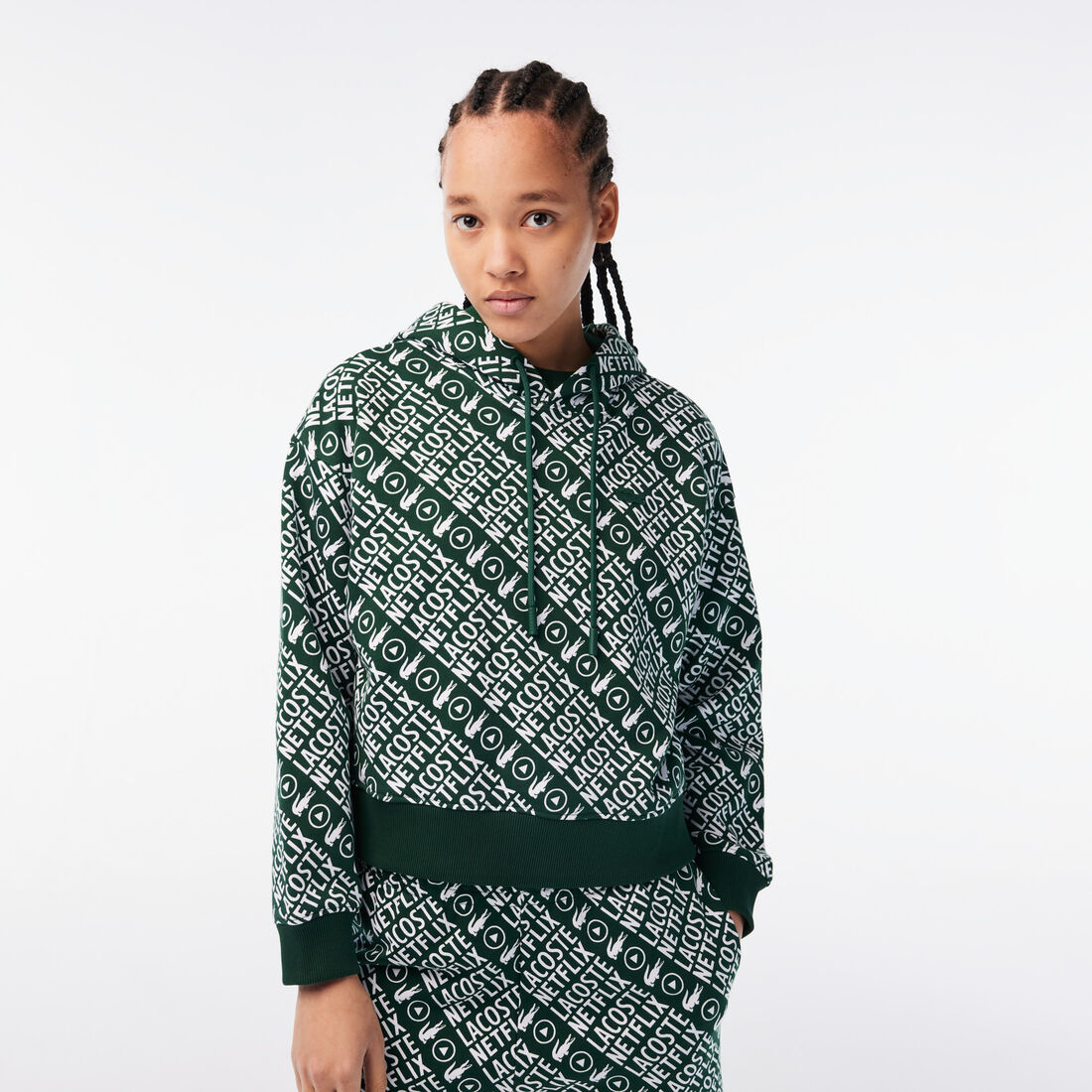 Women’s Lacoste x Netflix Organic Cotton Hoodie