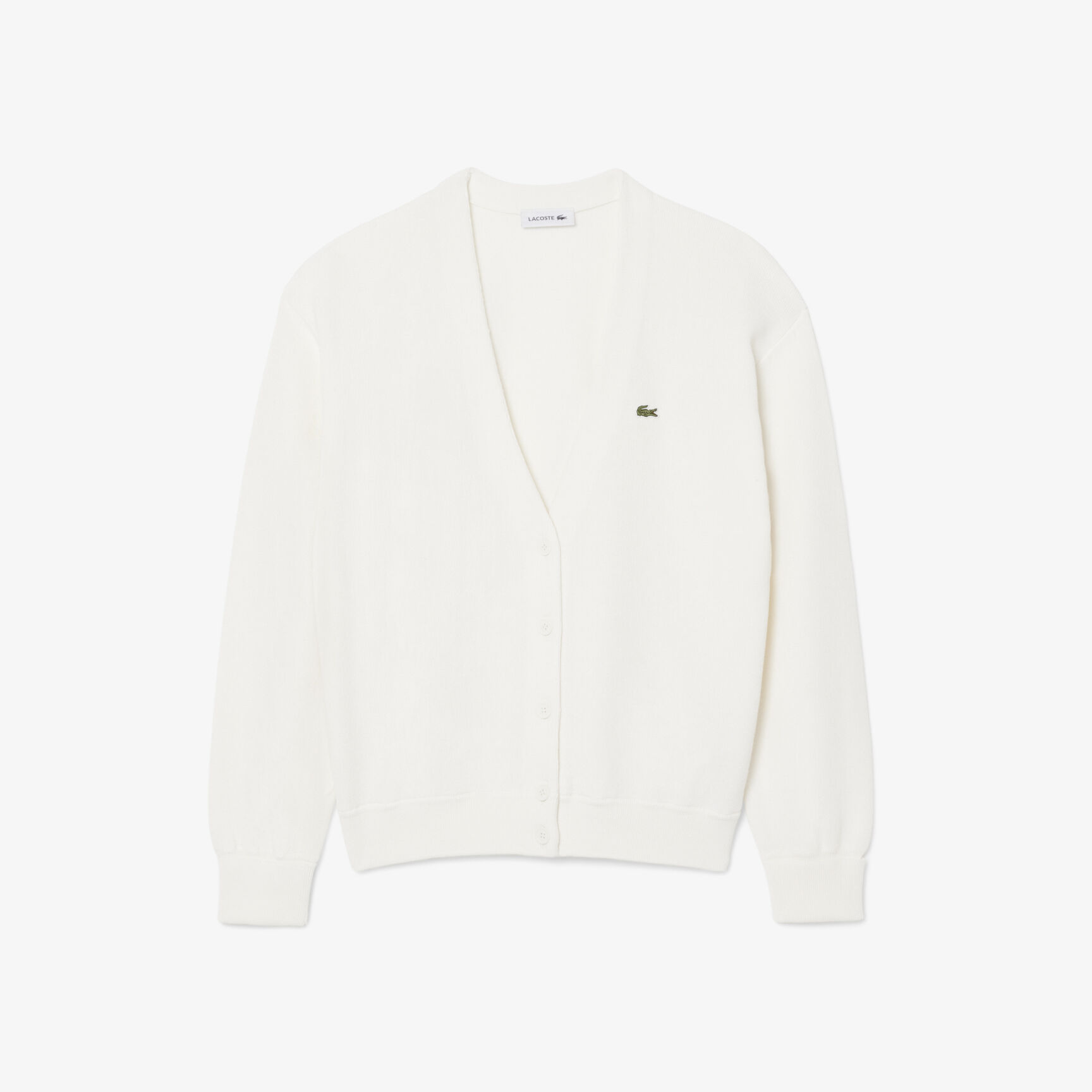 V Neck Moss Stitch Cotton Cardigan V Neck Moss Stitch Cotton Cardigan