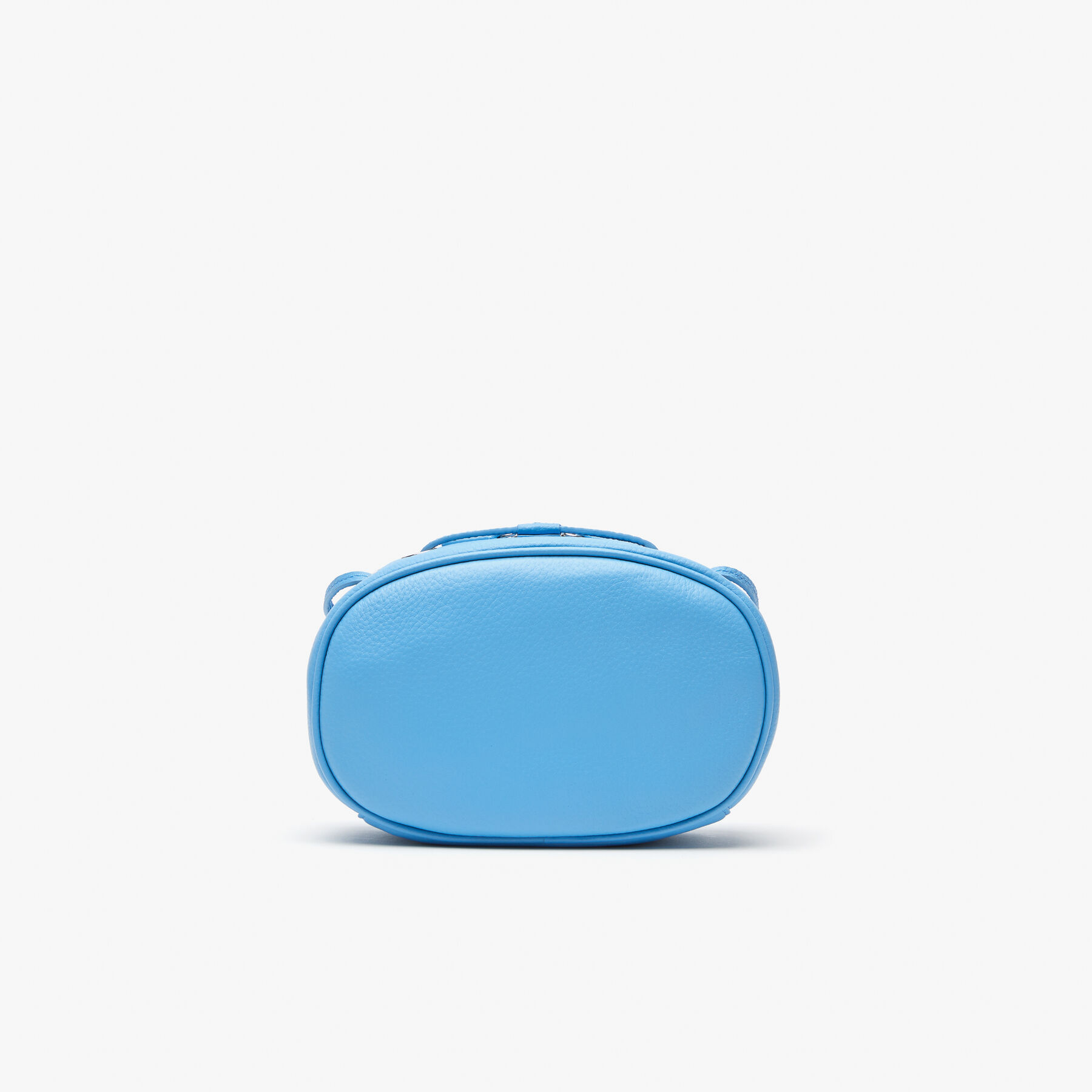 women s lacoste small oval grained leather camera bag