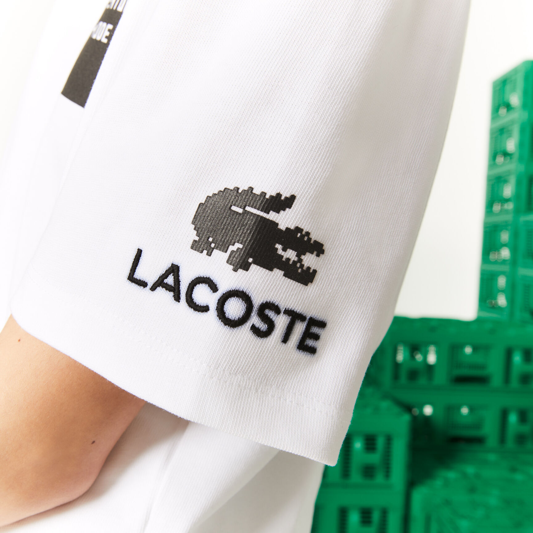 Women's Lacoste L!VE x Minecraft Short Organic Cotton T-Shirt